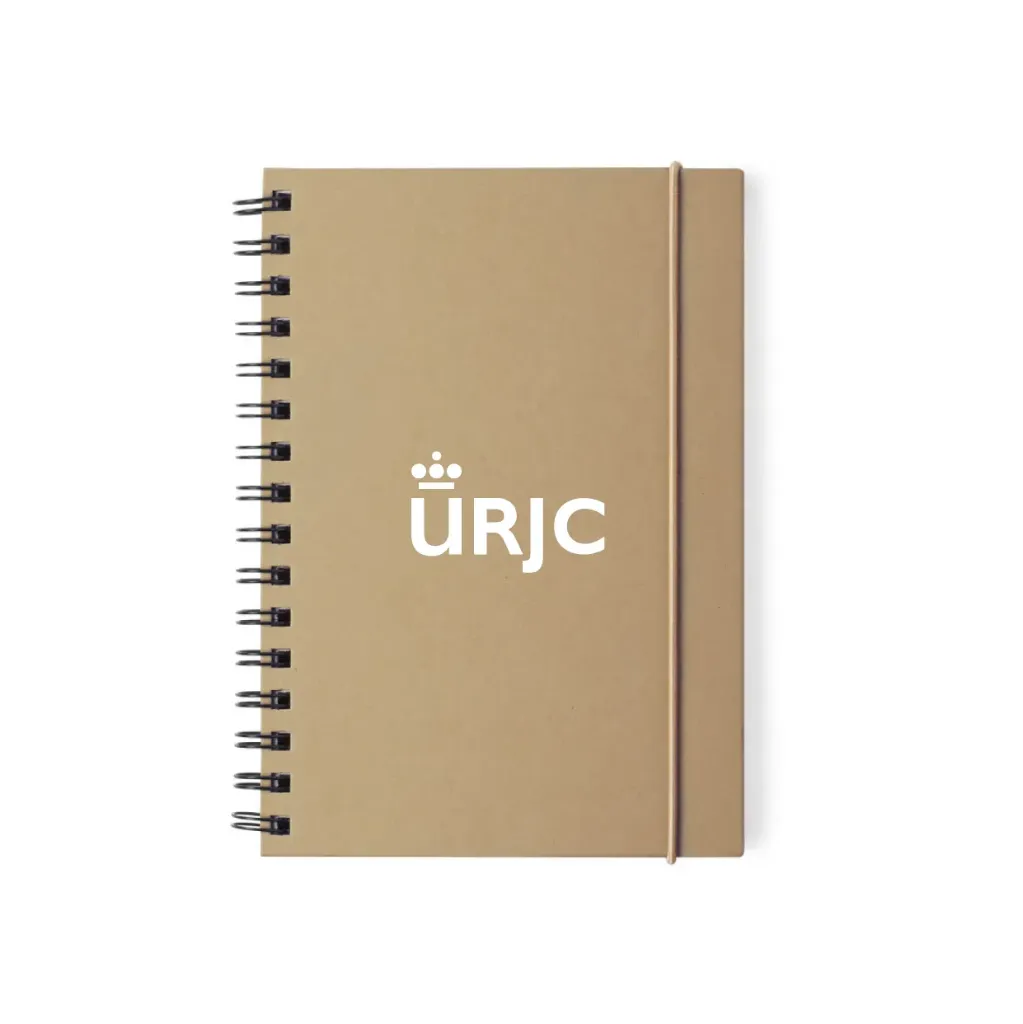[URJC6399UN] Libreta con Anillas Cartón Reciclado A5