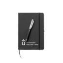 Black Gift Set Notebook and Pen