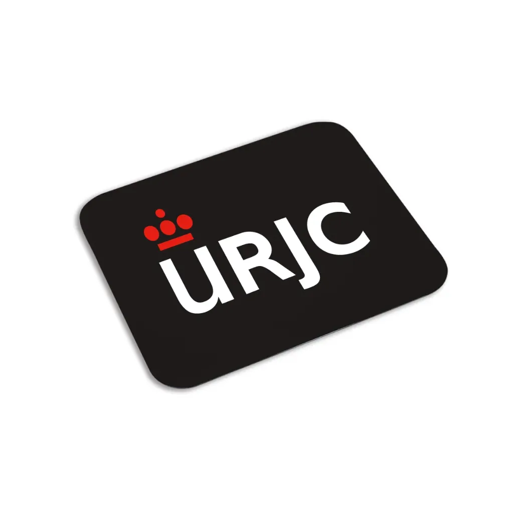 [URJC4387NE] Black Mouse Pad