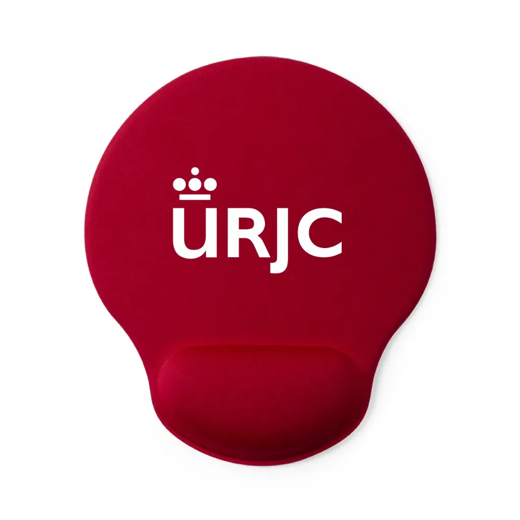 [URJC6140RO] Red Wrist Rest Mouse Pad