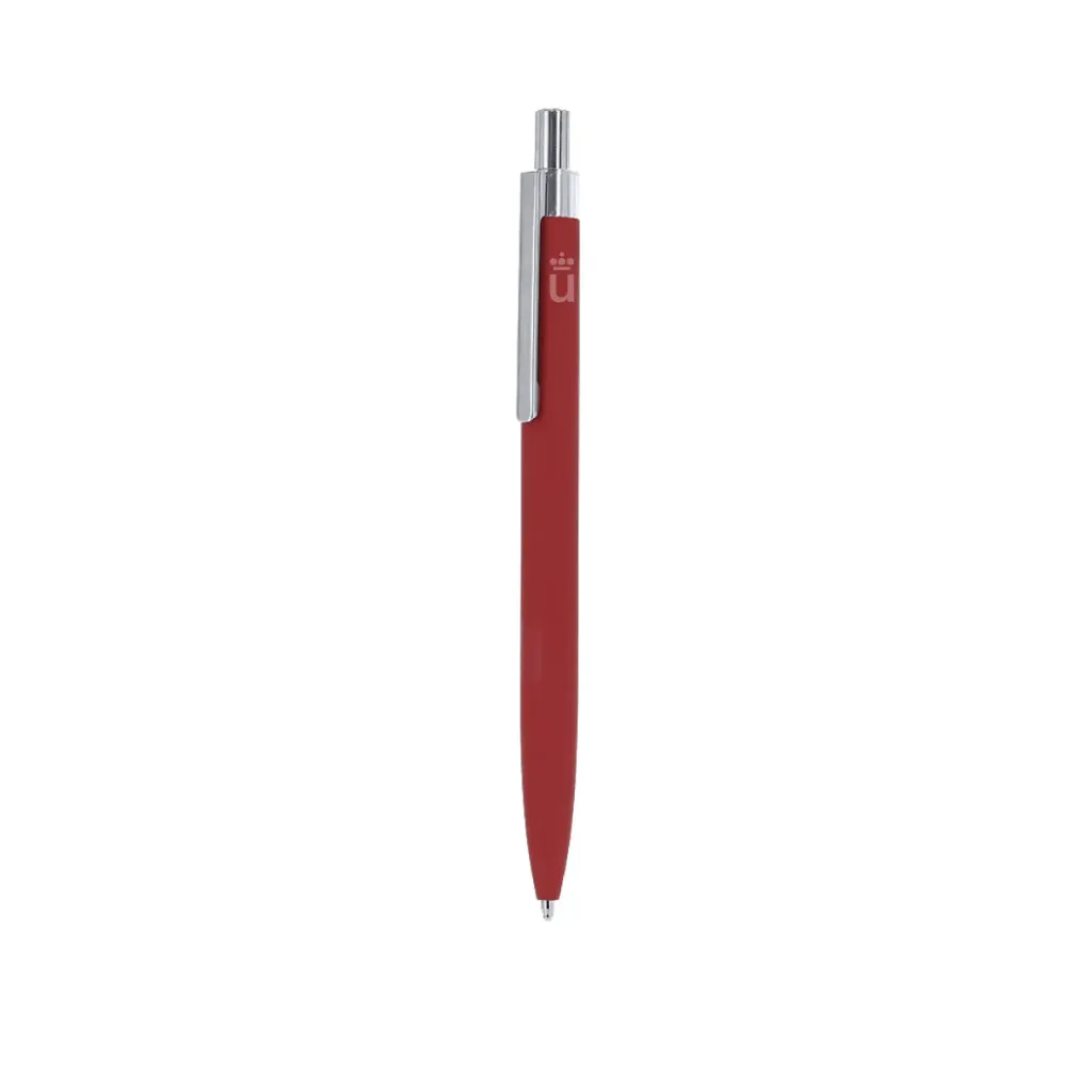 [URJC21610RO] Boligrafo Aluminio Reciclado Rojo