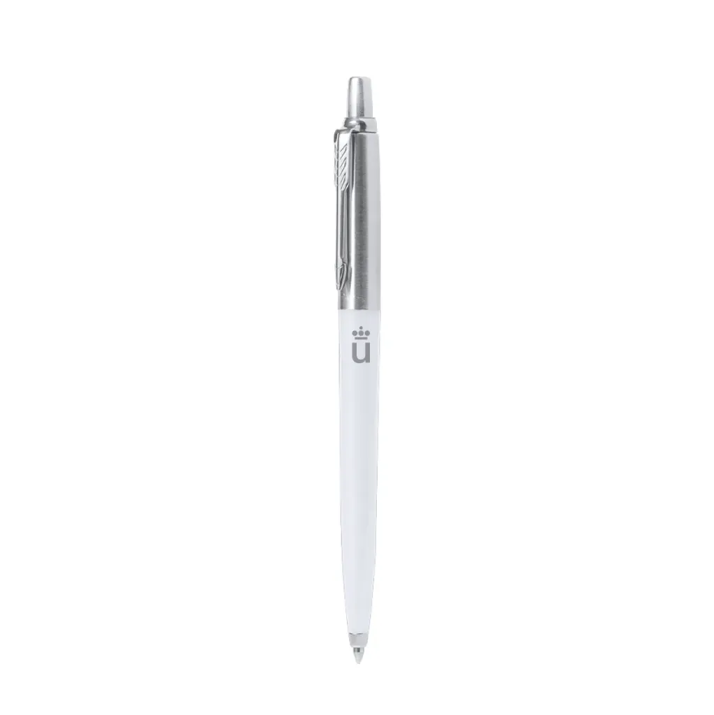 [URJC7395BL] Parker White Ballpoint Pen