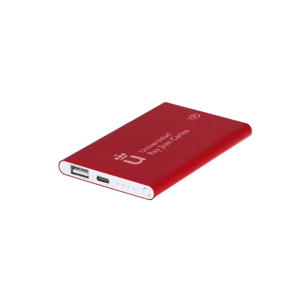 [URJC21760RO] Power Blank Aluminio Reciclado Rojo