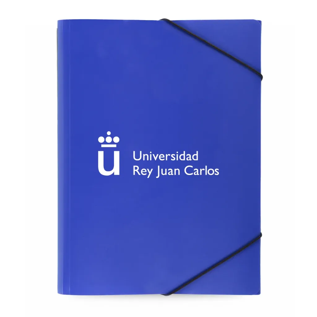 [URJC3157AZ] Carpeta Translúcida Azul