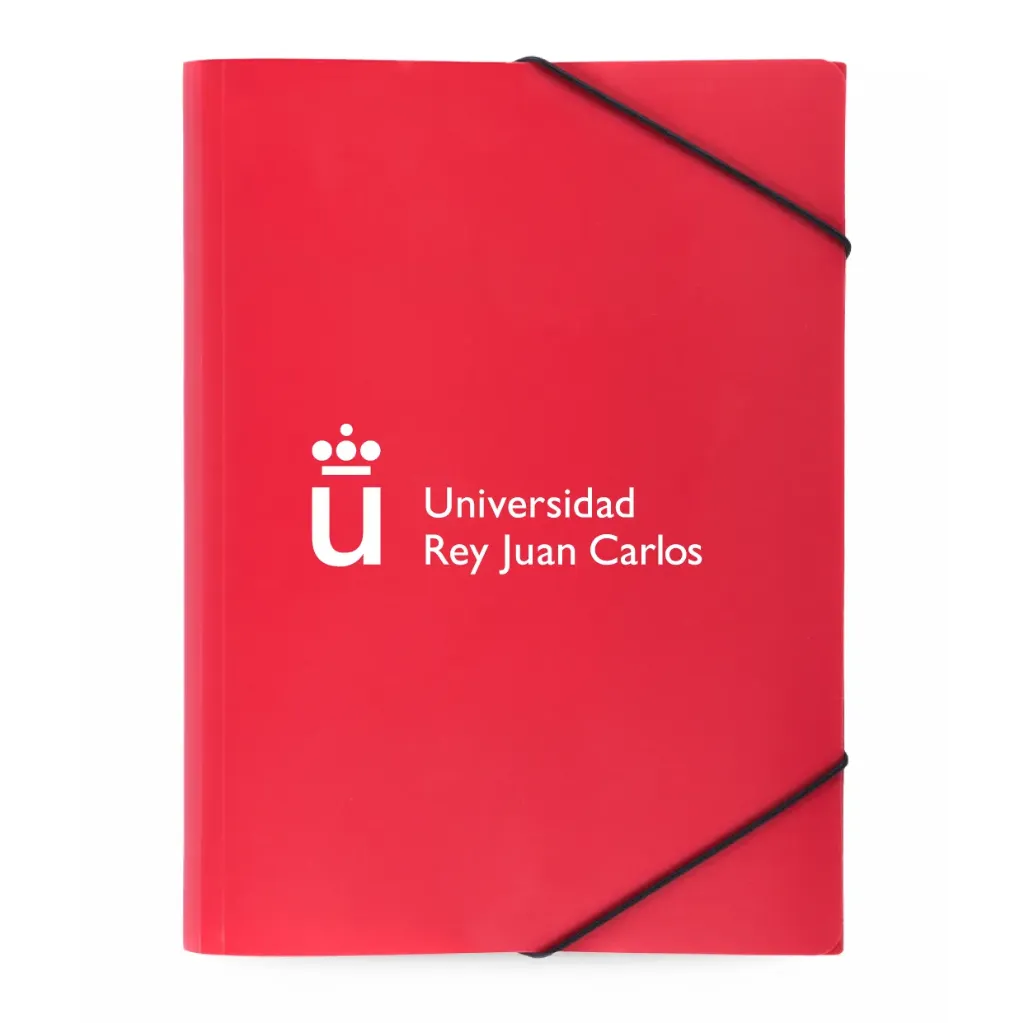 [URJC3157RO] Carpeta Translúcida Roja