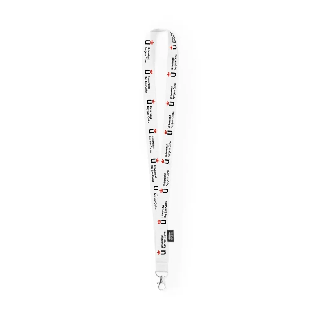 [URJC94972BL] Lanyard Oficial Blanco