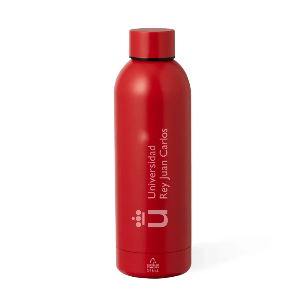 [URJC209715RO] Botella Aluminio Reciclado 550 ml. Roja