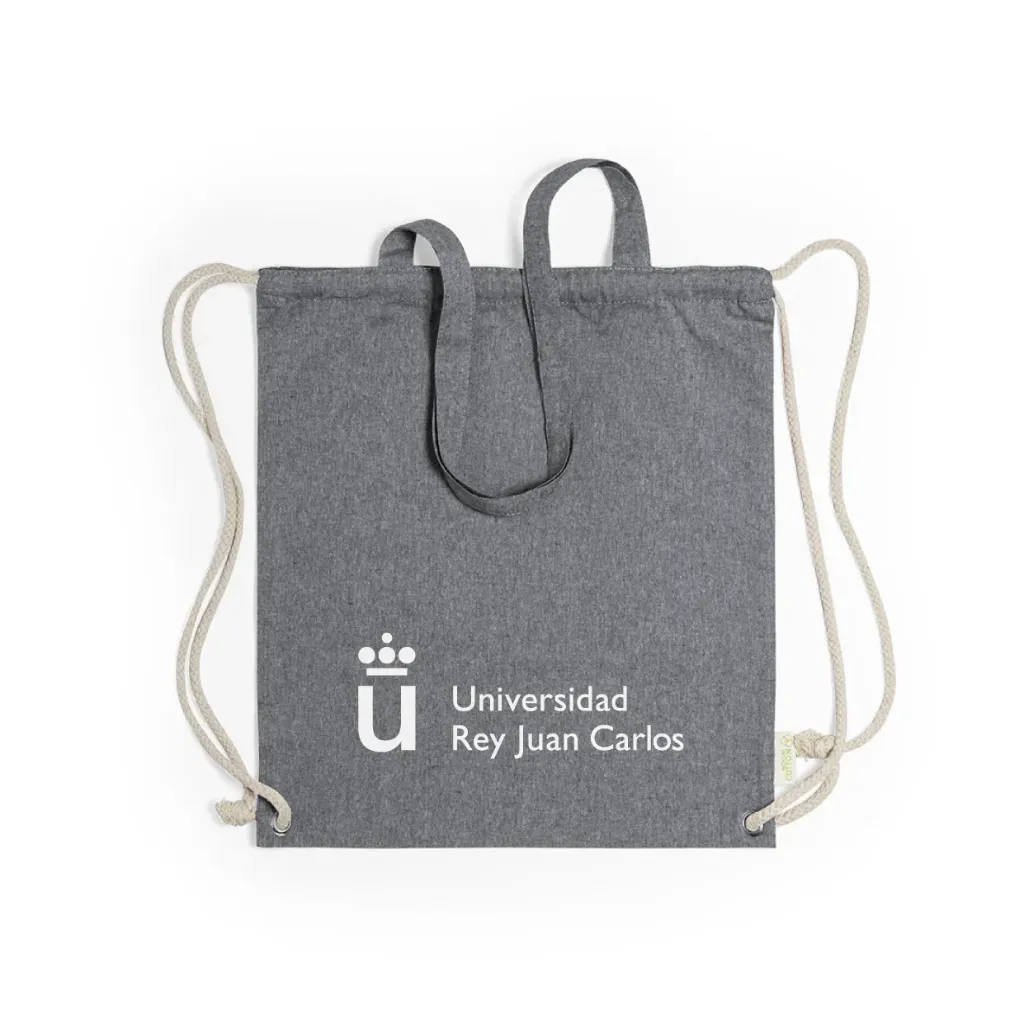 [URJC6833GR] Mochila Cuerdas con Asas Gris