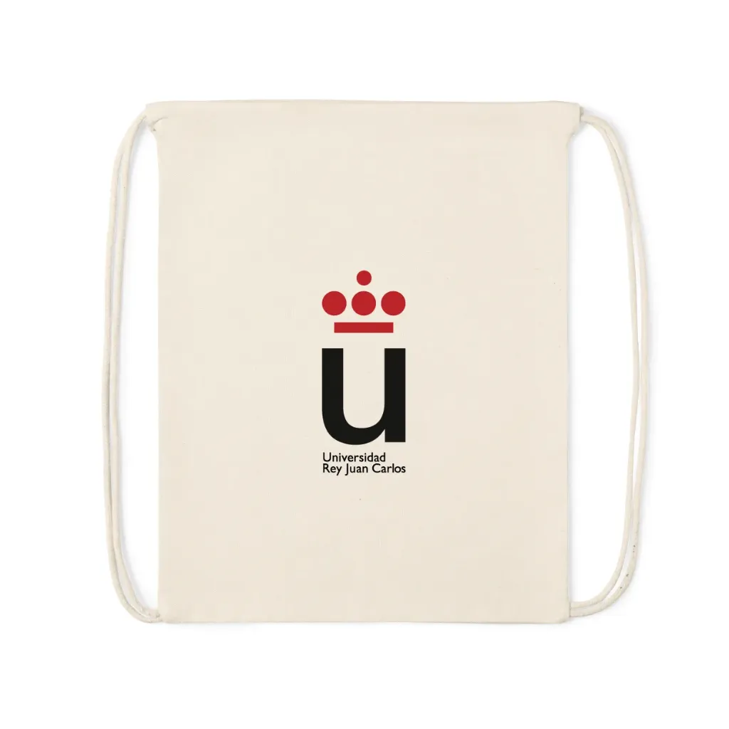 [URJC1835UN] Mochila de Cuerdas Algodon Reciclado 180 gr.