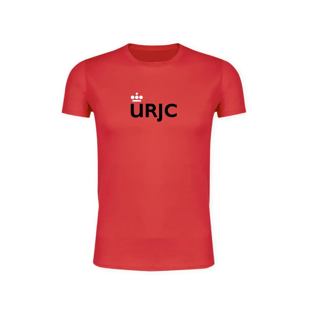 [URJC6554ROS] Camiseta Básica Roja (S)