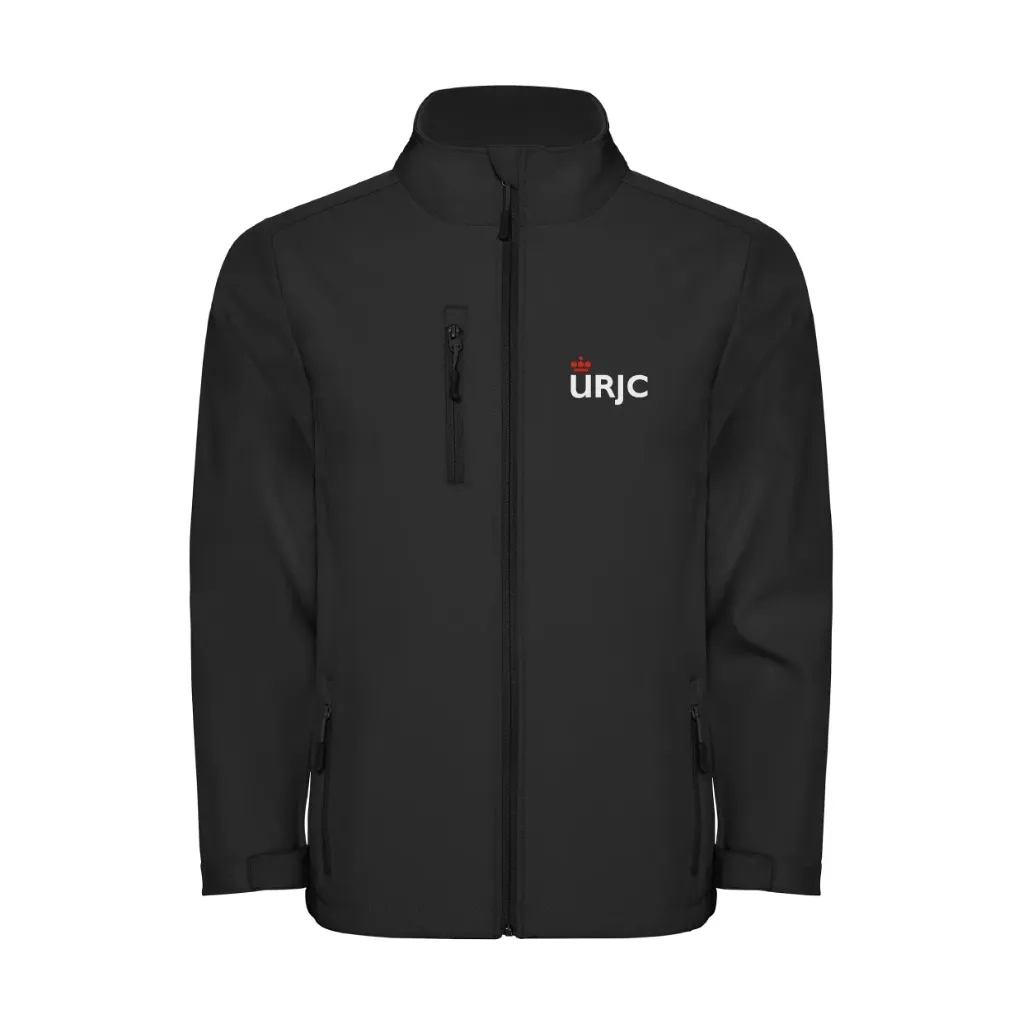 [URJC6436NES] Chaqueta Softshell Polar Negro (S)